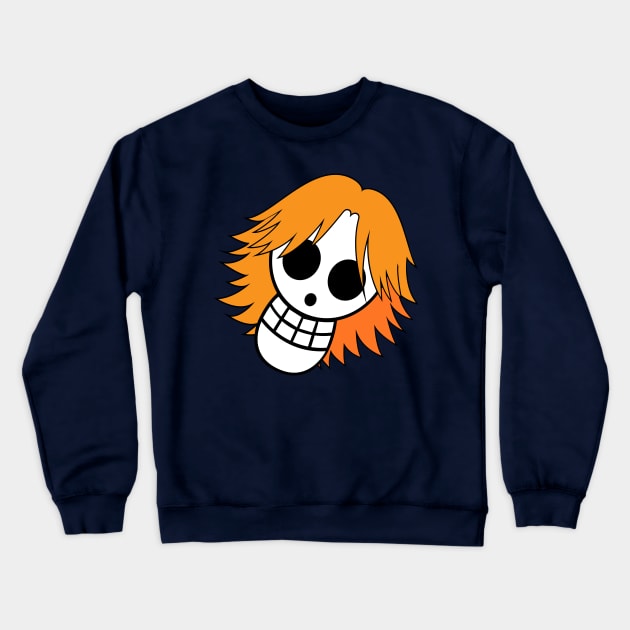 Skull orange model Crewneck Sweatshirt by Mens_Passion